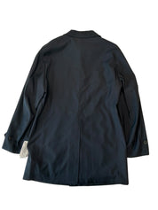 Michael Kors Mens Regular fit Raincoat Coat 36 S Black Solid