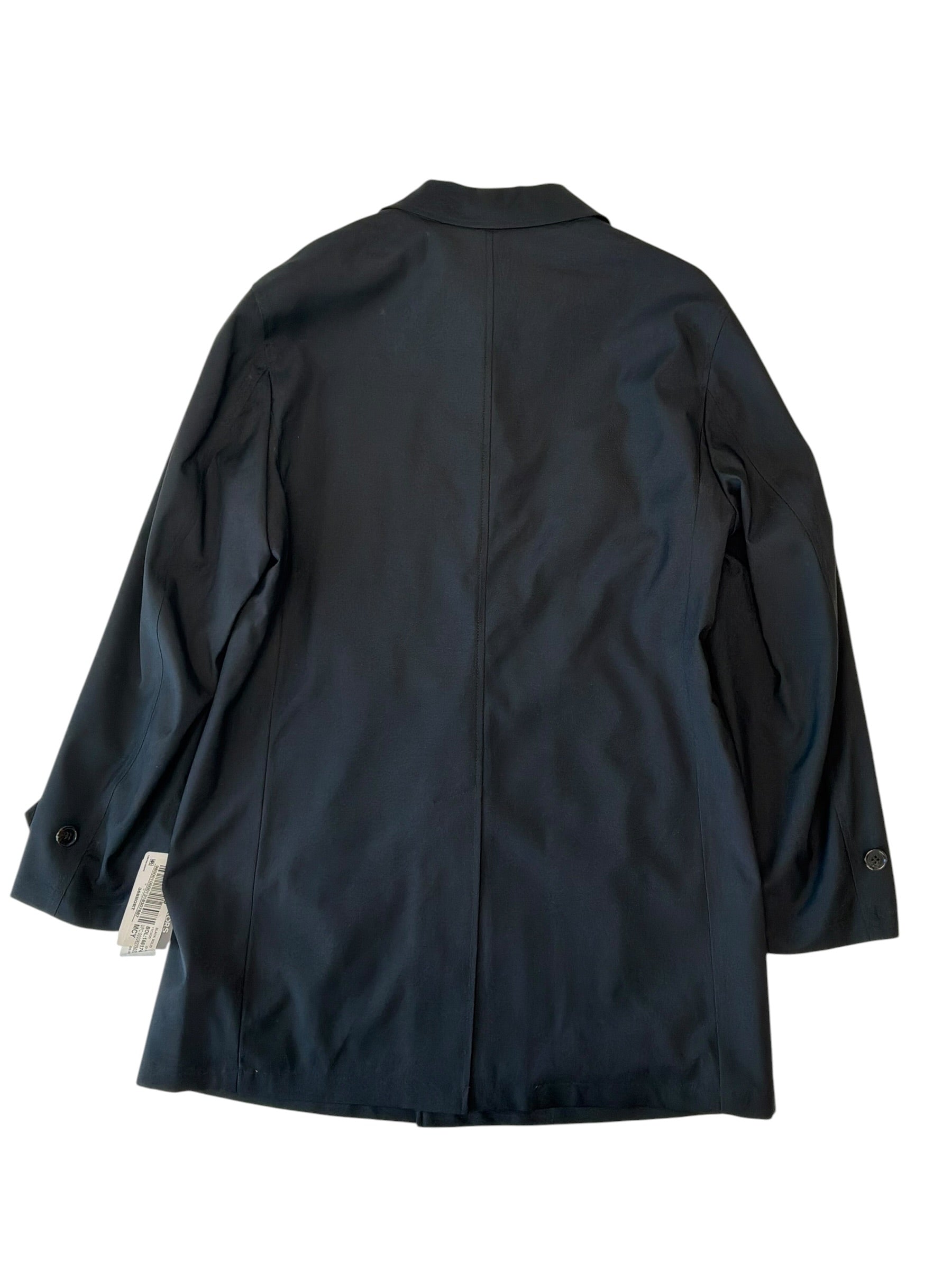 Michael Kors Mens Regular fit Raincoat Coat 36 S Black Solid