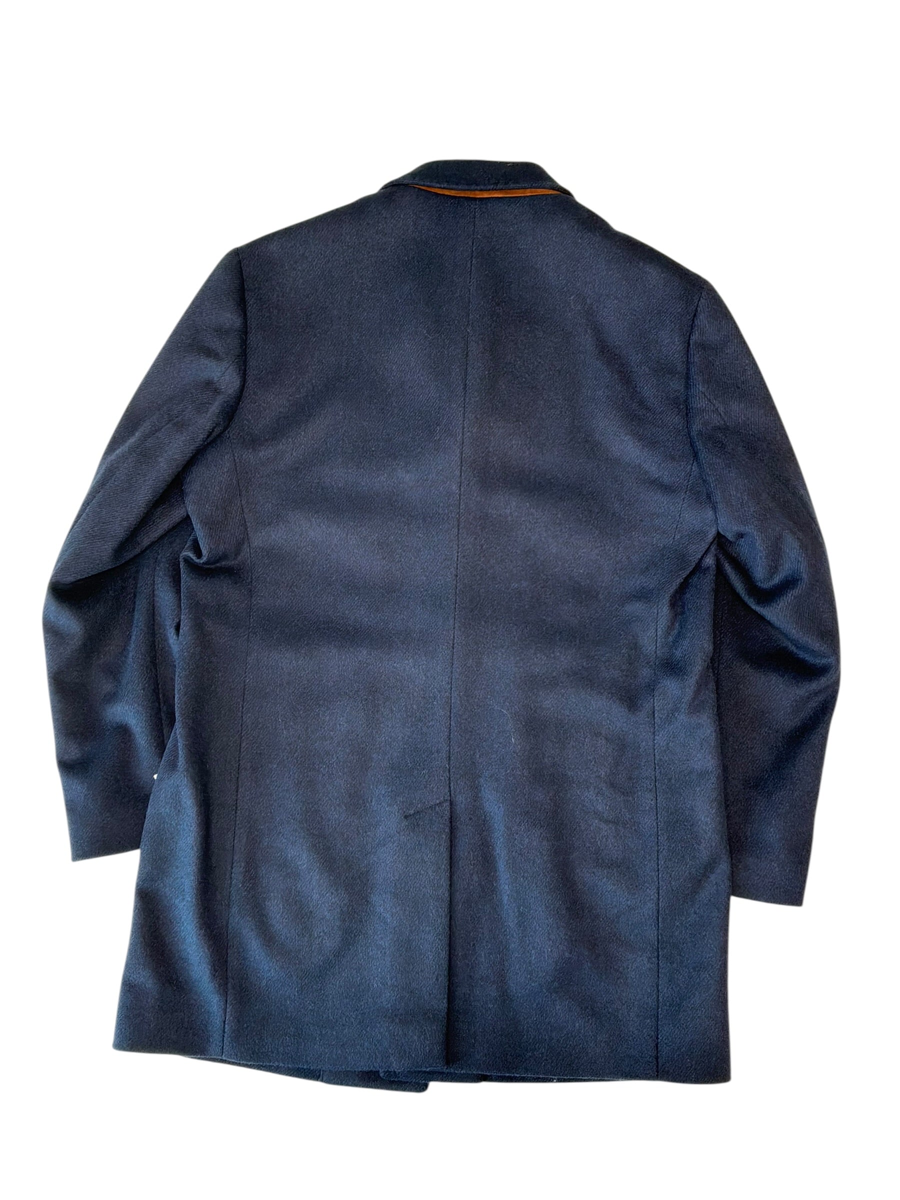 Cardinal of Canada Mens Regular fit Wool Overcoat Coat 42 R Blue Solid