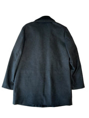 Calvin Klein Mens Modern fit Wool Overcoat Coat 38 R Grey Solid