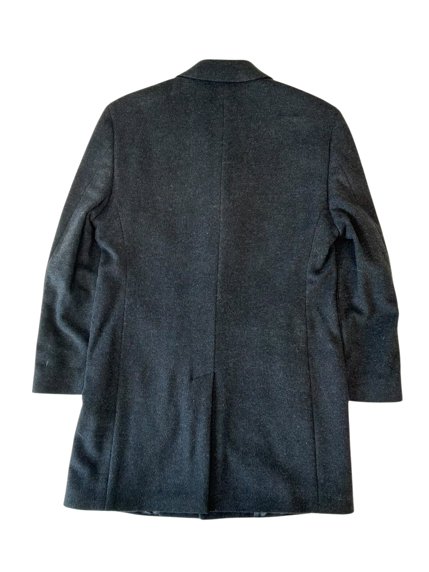 Nautica Mens Modern fit Wool Overcoat Coat 38 S Grey Solid