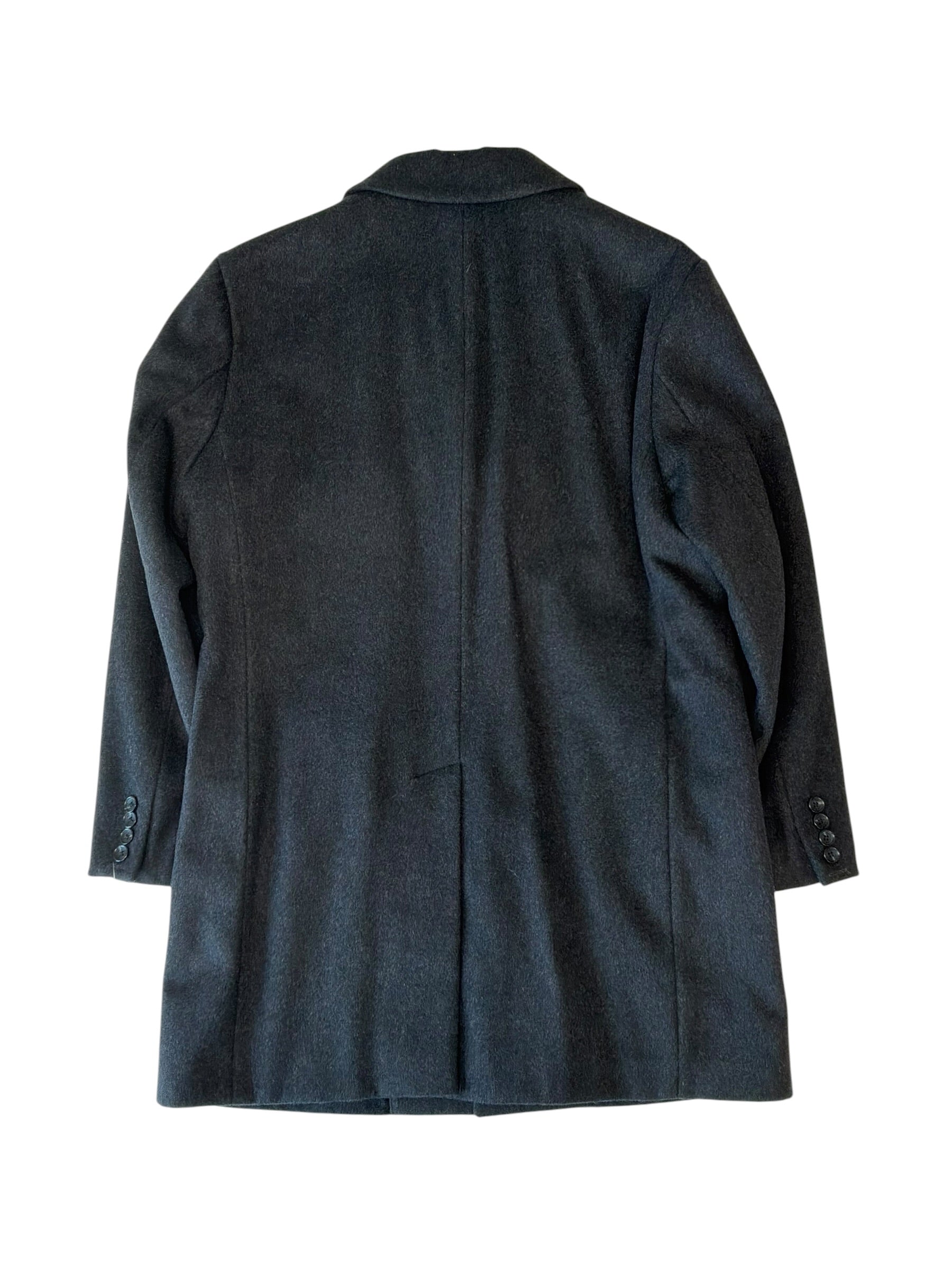 Michael Kors Mens Regular fit Wool Overcoat Coat 40 S Grey Solid