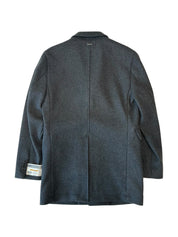 Michael Kors Mens Regular fit Wool Overcoat Coat 36 S Grey Solid