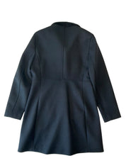 Calvin Klein Mens Slim fit Overcoat Coat Medium Black Solid