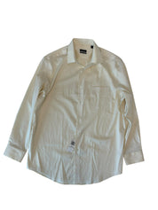Van Heusen Mens Slim fit Dress Shirt Shirt Large Beige Solid