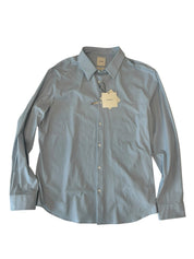 Calvin Klein Mens Slim fit Dress Shirt Shirt XL Blue Solid