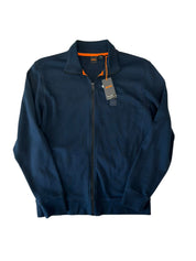 Hugo Boss Mens Regular fit Cotton Full Zip Sweatshirt Medium Blue Solid