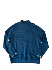 Barbour Mens Regular fit Cotton Quarter zip Sweatshirt XXL Blue Solid