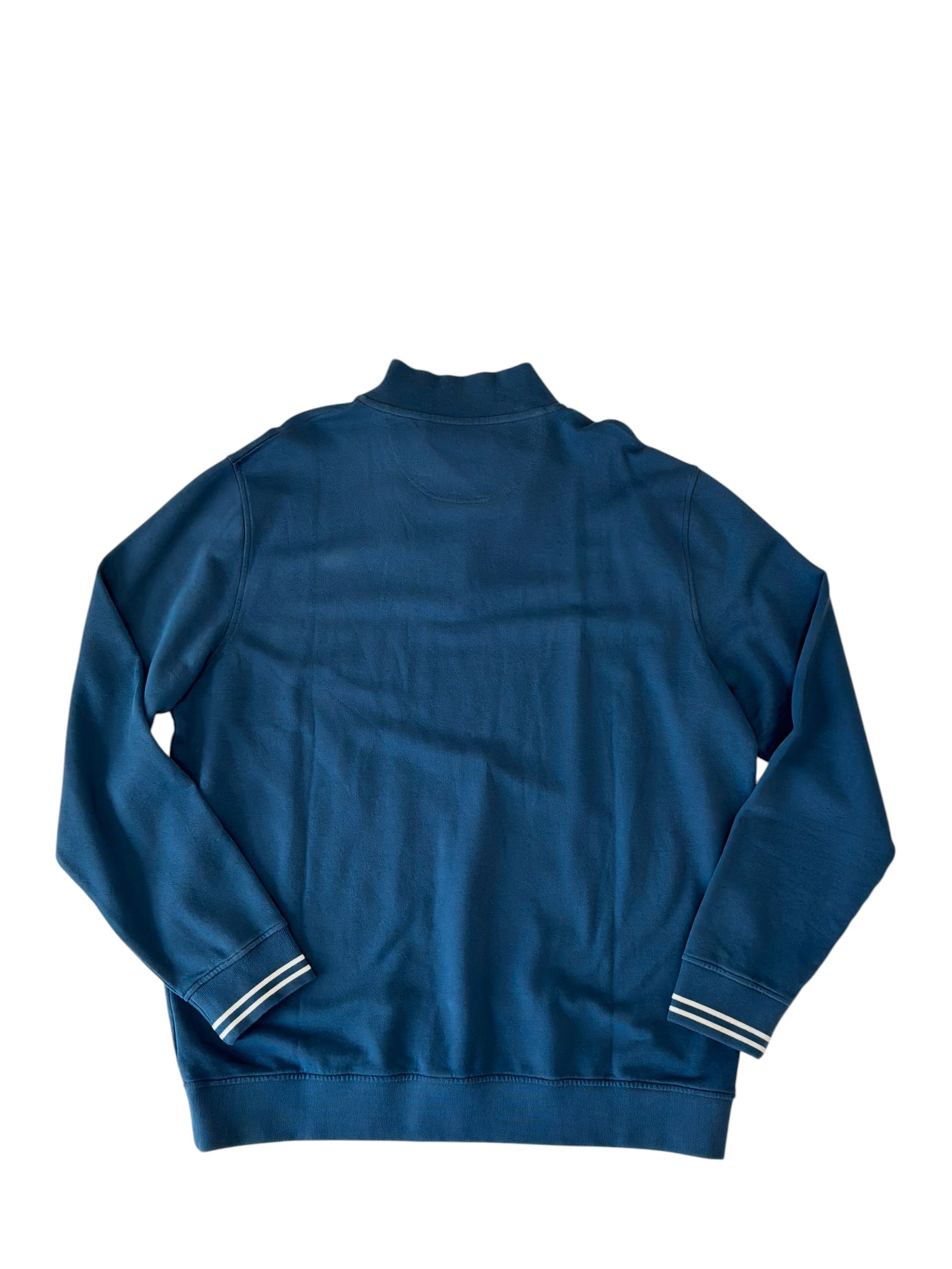 Barbour Mens Regular fit Cotton Quarter zip Sweatshirt XXL Blue Solid