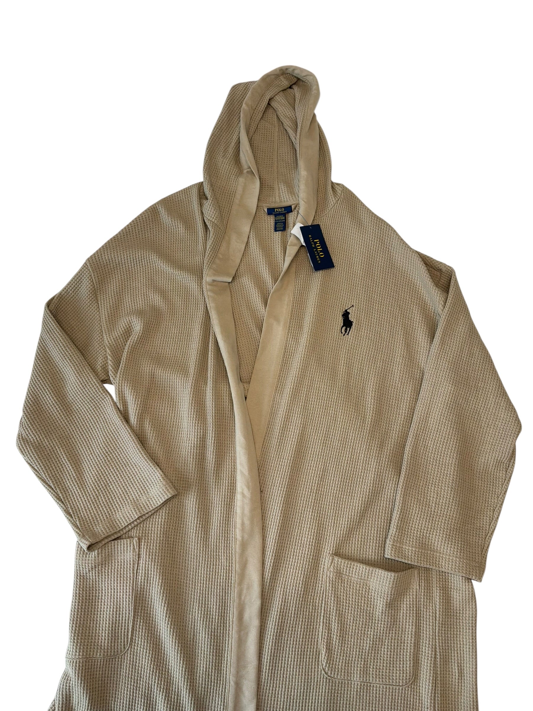 Polo Ralph Lauren Mens Regular fit Robe Large Beige Solid