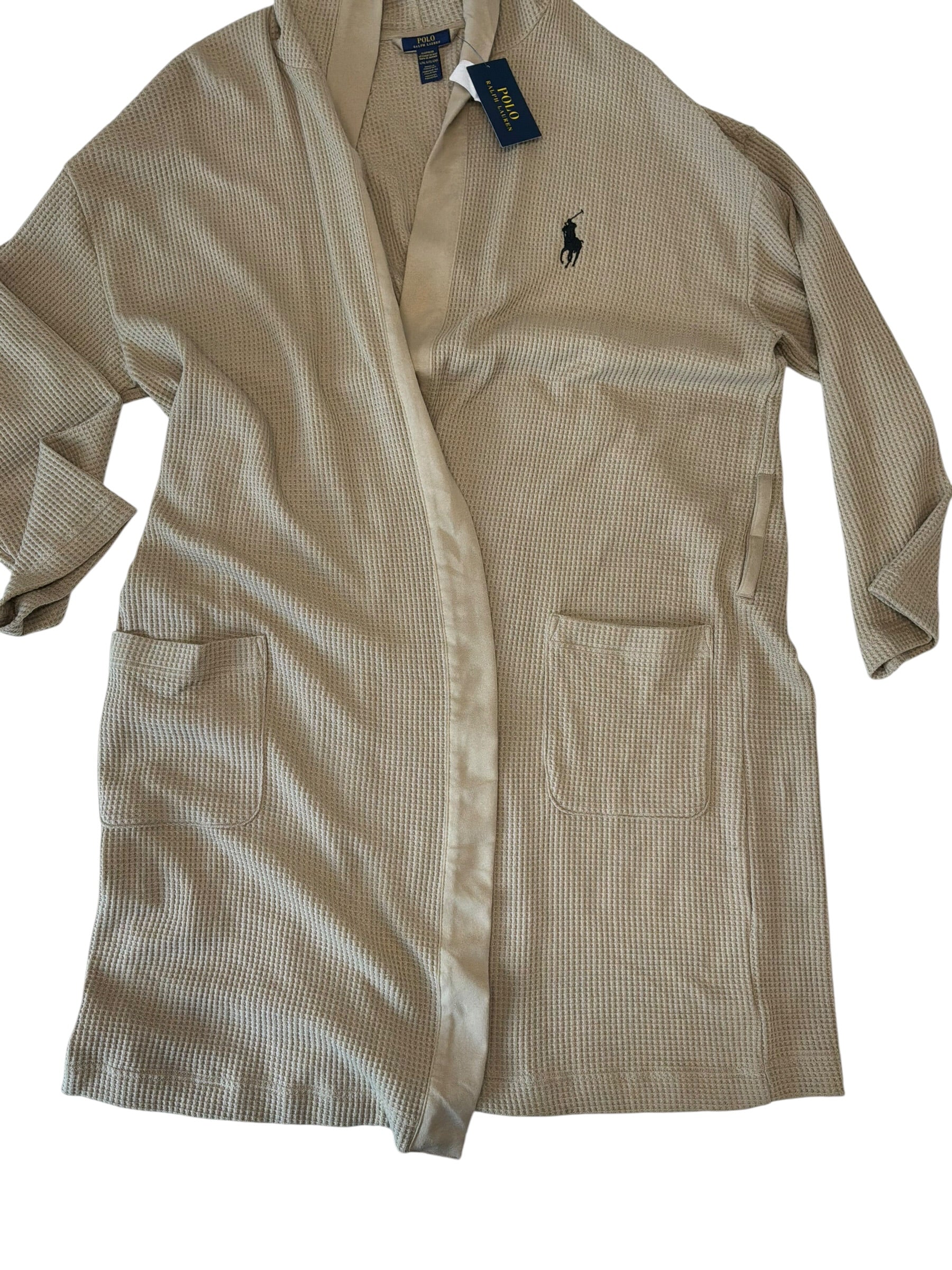 Polo Ralph Lauren Mens Regular fit Robe Large Beige Solid