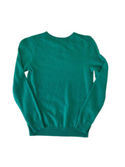 Club Room Mens Regular fit Crewneck CASHMERE Sweater Small Green Solid