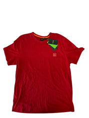 Hugo Boss Mens Slim fit T-Shirt Shirt XXL Red Solid
