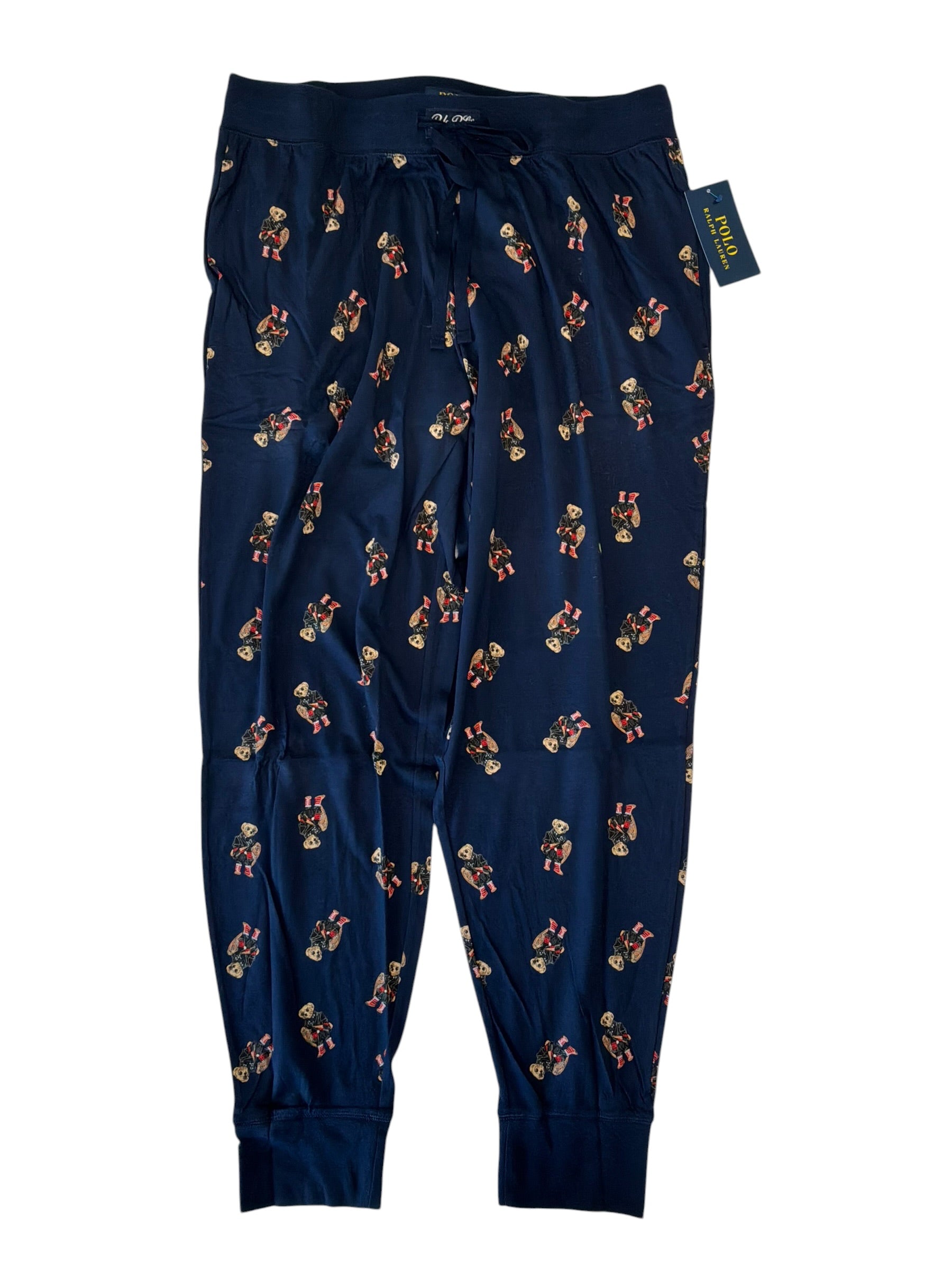 Polo Ralph Lauren Mens Regular fit Cotton Bear Pajama Pants Large
