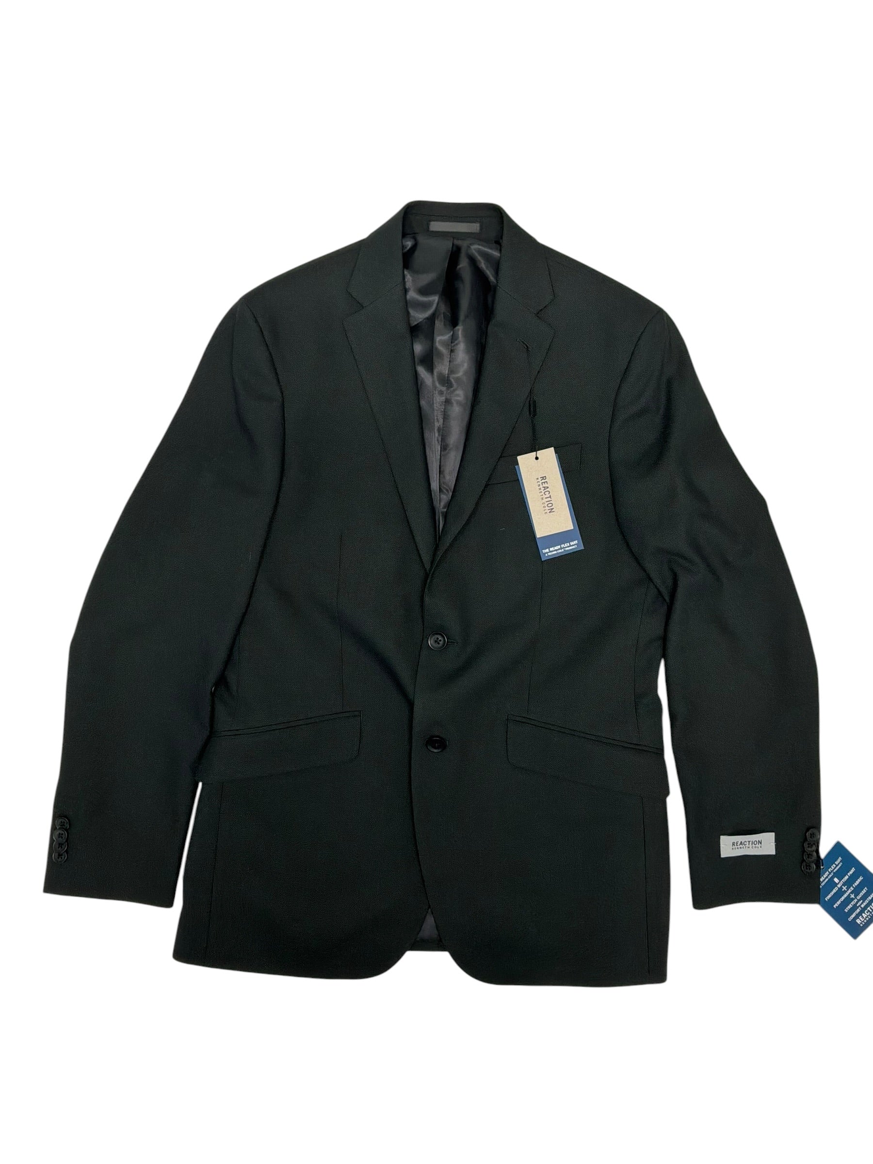 Kenneth Cole Mens Slim fit Suit Jacket Blazer 38 R Green Solid