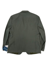 Kenneth Cole Mens Slim fit Suit Jacket Blazer 44 S Light Green Solid