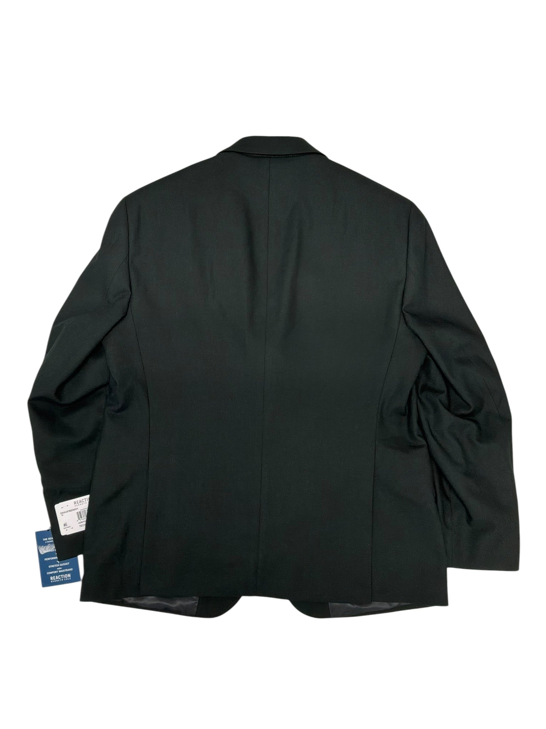 Kenneth Cole Mens Slim fit Suit Jacket Blazer 42 S Dark Green Solid