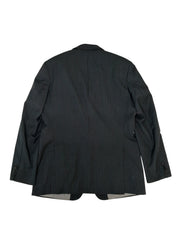 Hugo Boss Mens Slim fit Wool Suit Jacket Blazer 42 L Charcoal Grey Striped