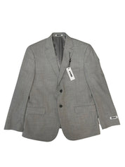 Dkny Mens Modern fit Suit Jacket Blazer 42 S Light Grey Solid