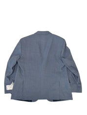 Kenneth Cole Mens Slim fit Suit Jacket Blazer 48 R Light Blue Solid