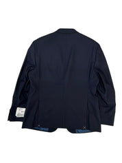 Kenneth Cole Mens Slim fit Suit Jacket Blazer 44 S Navy Blue Solid
