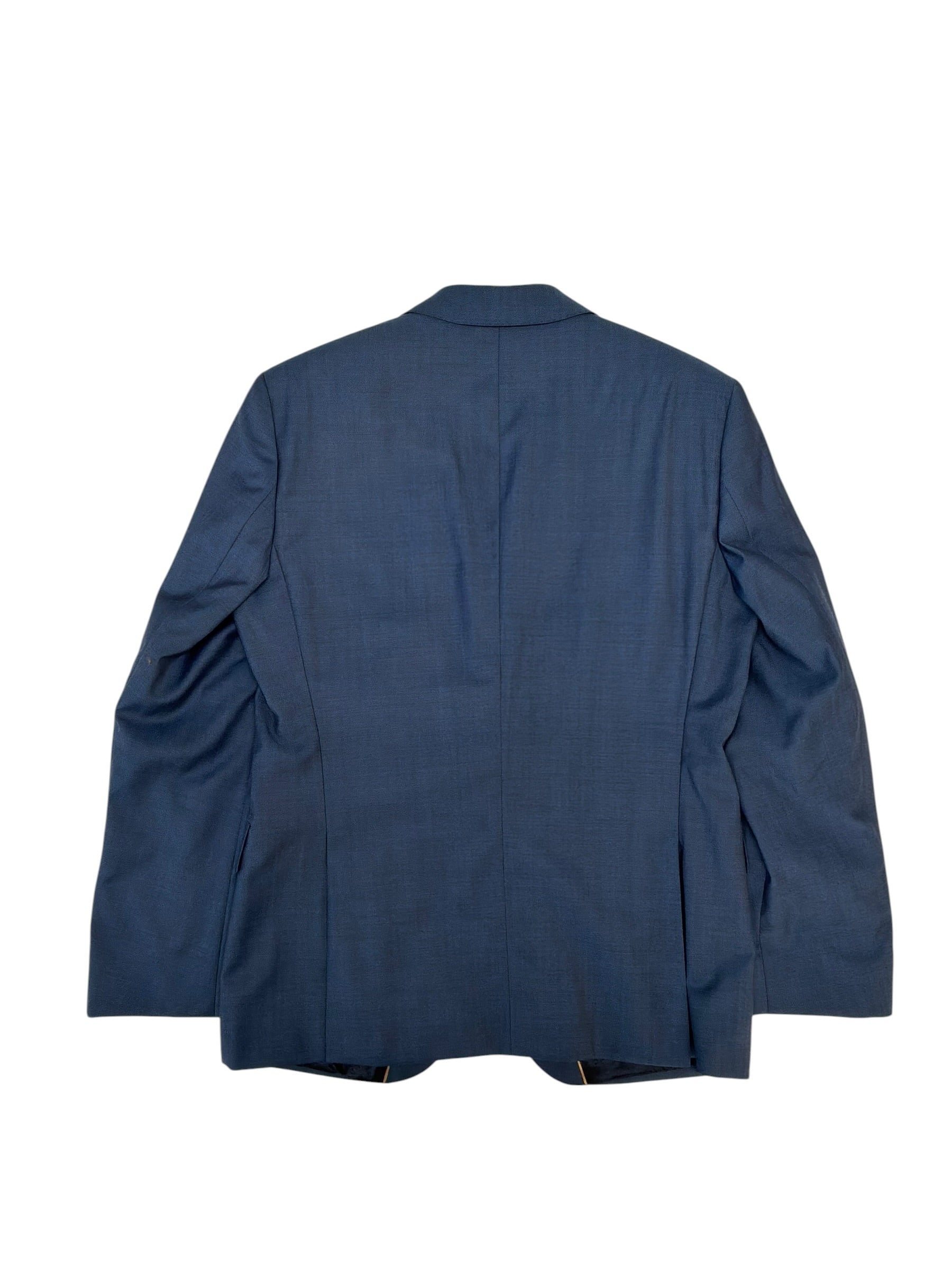 Hugo Boss Mens Slim fit Wool Suit Jacket Blazer 40 S Blue Solid