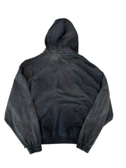 Hugo Boss Mens Slim fit Cotton Full Zip Hoodie Sweatshirt Large Black Solid