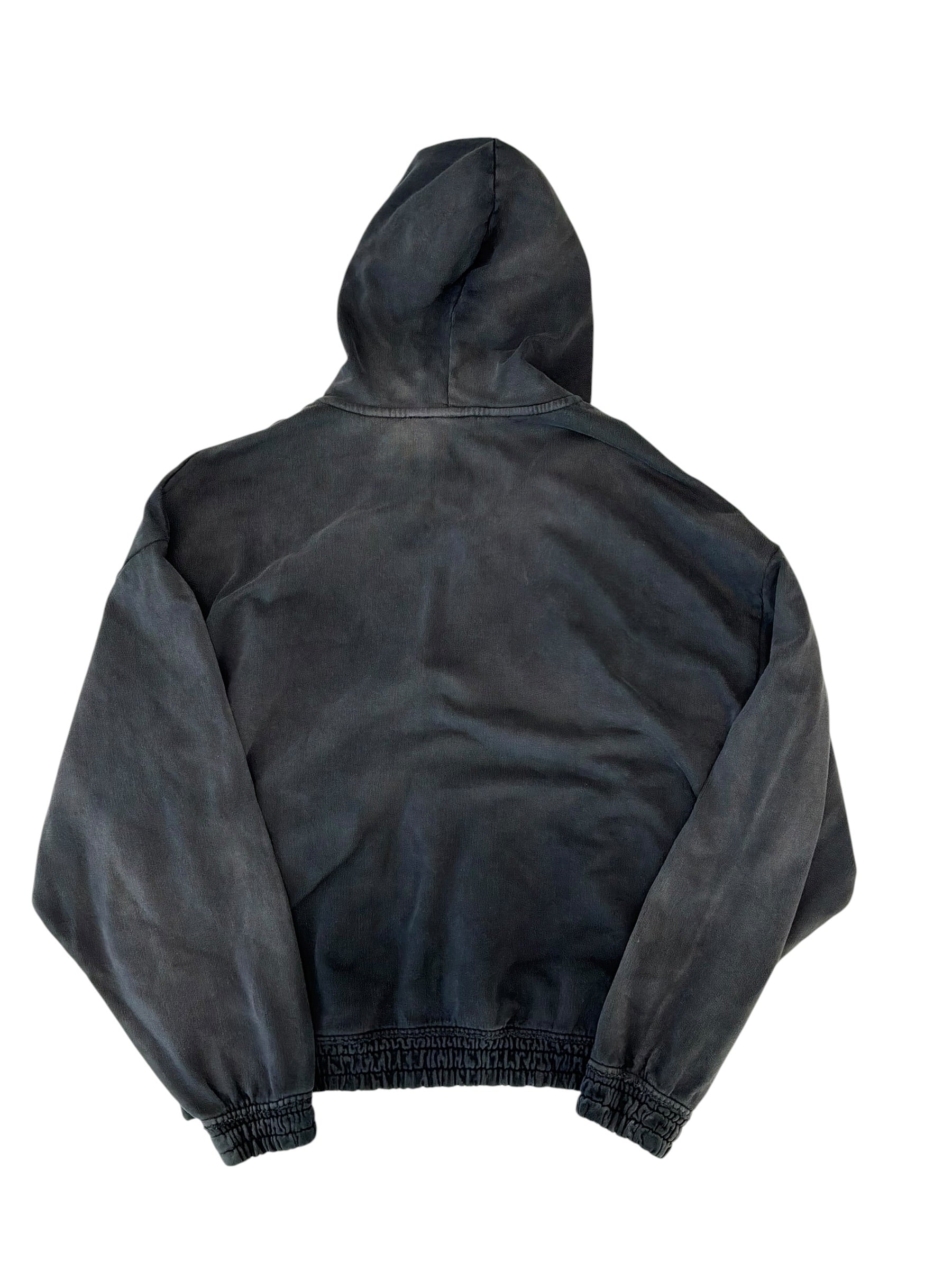 Hugo Boss Mens Slim fit Cotton Full Zip Hoodie Sweatshirt Large Black Solid