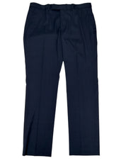 Kenneth Cole Mens Slim fit Dress Pants 37 / 32 Navy Blue Plaid