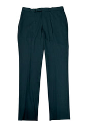 Kenneth Cole Mens Slim fit Dress Pants 35 / 32 Green Solid