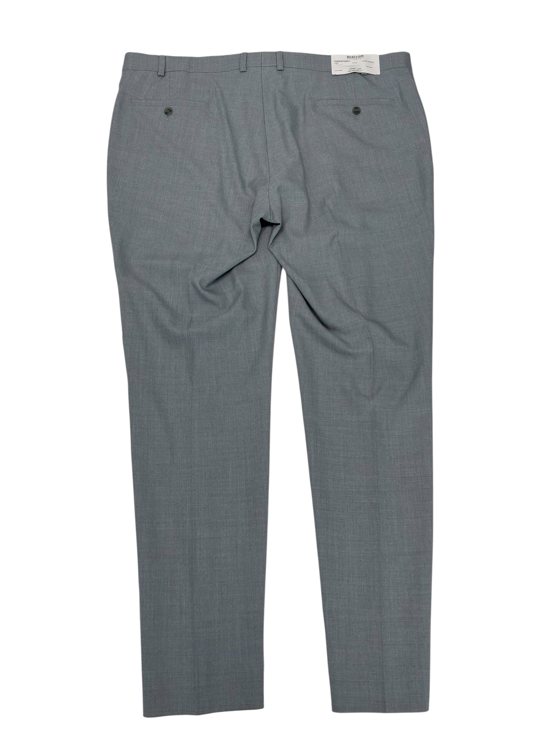 Kenneth Cole Mens Slim fit Dress Pants 40 / 32 Pale Blue Solid