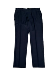 Hugo Boss Mens Slim fit Wool Dress Pants 40 / 32 Navy Blue Solid