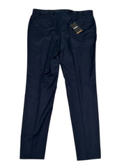 Hugo Boss Mens Slim fit Wool Dress Pants 40 / 32 Navy Blue Solid
