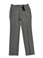 Ted Baker Mens Slim fit Wool Dress Pants 34 / 34 Black / White Plaid