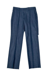 Hugo Boss Mens Slim fit Wool Dress Pants 32 / 32 Light Blue Solid