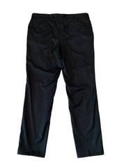 Hugo Boss Mens Slim fit Wool Dress Pants 36 / 32 Black Solid
