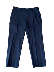 Vince Mens Slim fit Wool Dress Pants 34 / 30 Navy Blue Plaid