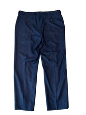 Vince Mens Slim fit Wool Dress Pants 34 / 30 Navy Blue Plaid