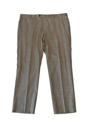 Brooks Brothers Mens Classic fit Wool Dress Pants 42 / 30 Tan Plaid