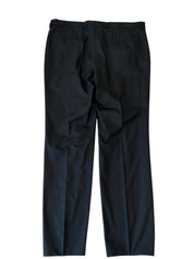 Hugo Boss Mens Slim fit Wool Dress Pants 40 / 32 Black Solid