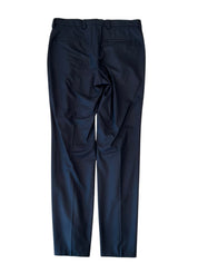 Hugo Boss Mens Slim fit Wool Dress Pants 32 / 32 Navy Blue Solid
