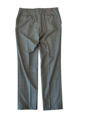 Canali Mens Modern fit Wool Dress Pants 34 / 32 Grey Solid