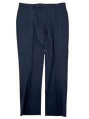 Brooks Brothers Mens Classic fit Wool Dress Pants 34 / 30 Navy Blue Solid