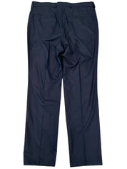 Hugo Boss Mens Slim fit Wool Dress Pants 36 / 32 Navy Blue Solid