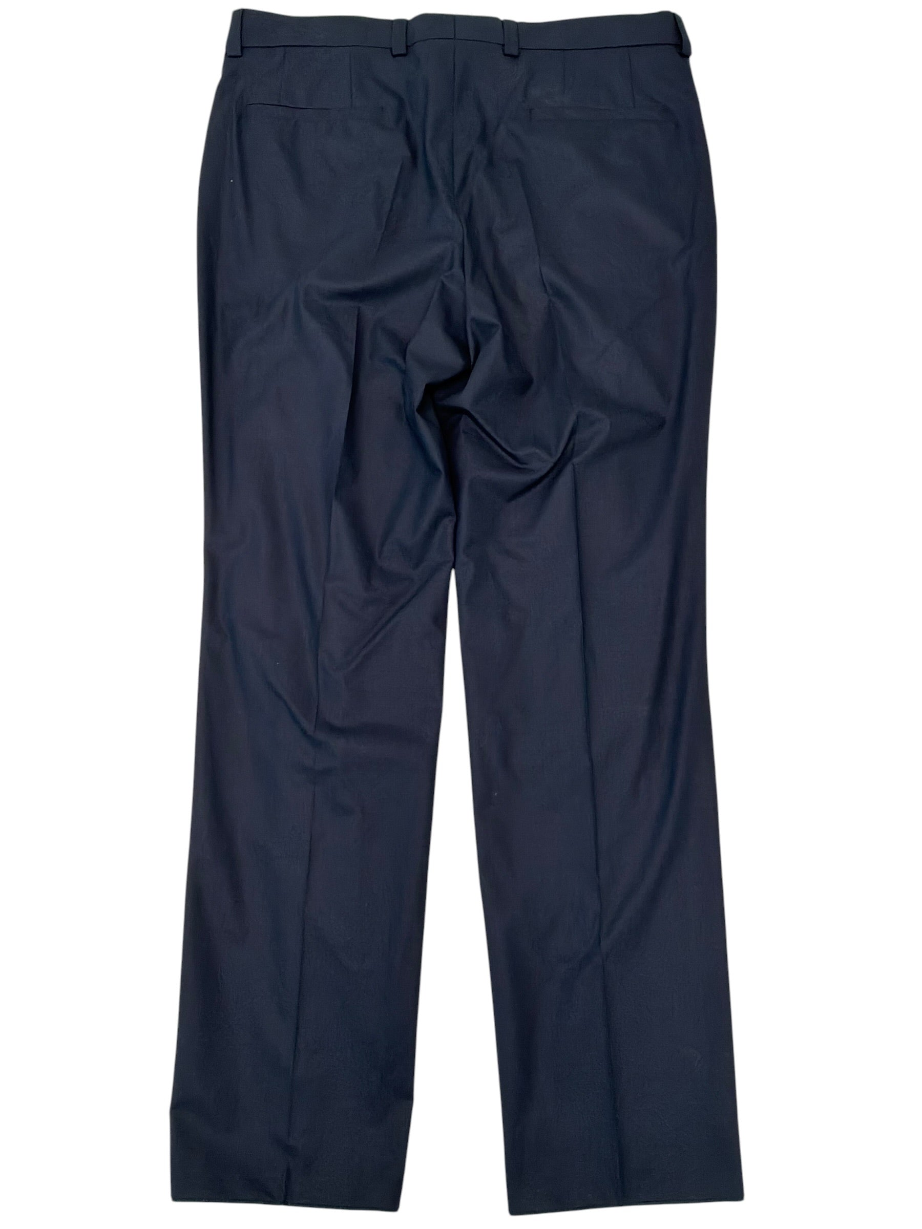 Hugo Boss Mens Slim fit Wool Dress Pants 36 / 32 Navy Blue Solid