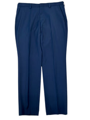 Hugo Boss Mens Slim fit Wool Dress Pants 36 / 32 Blue Solid