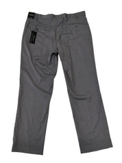 The Men's Store Mens Regular fit Wool Dress Pants 36 / 30 Grey Solid