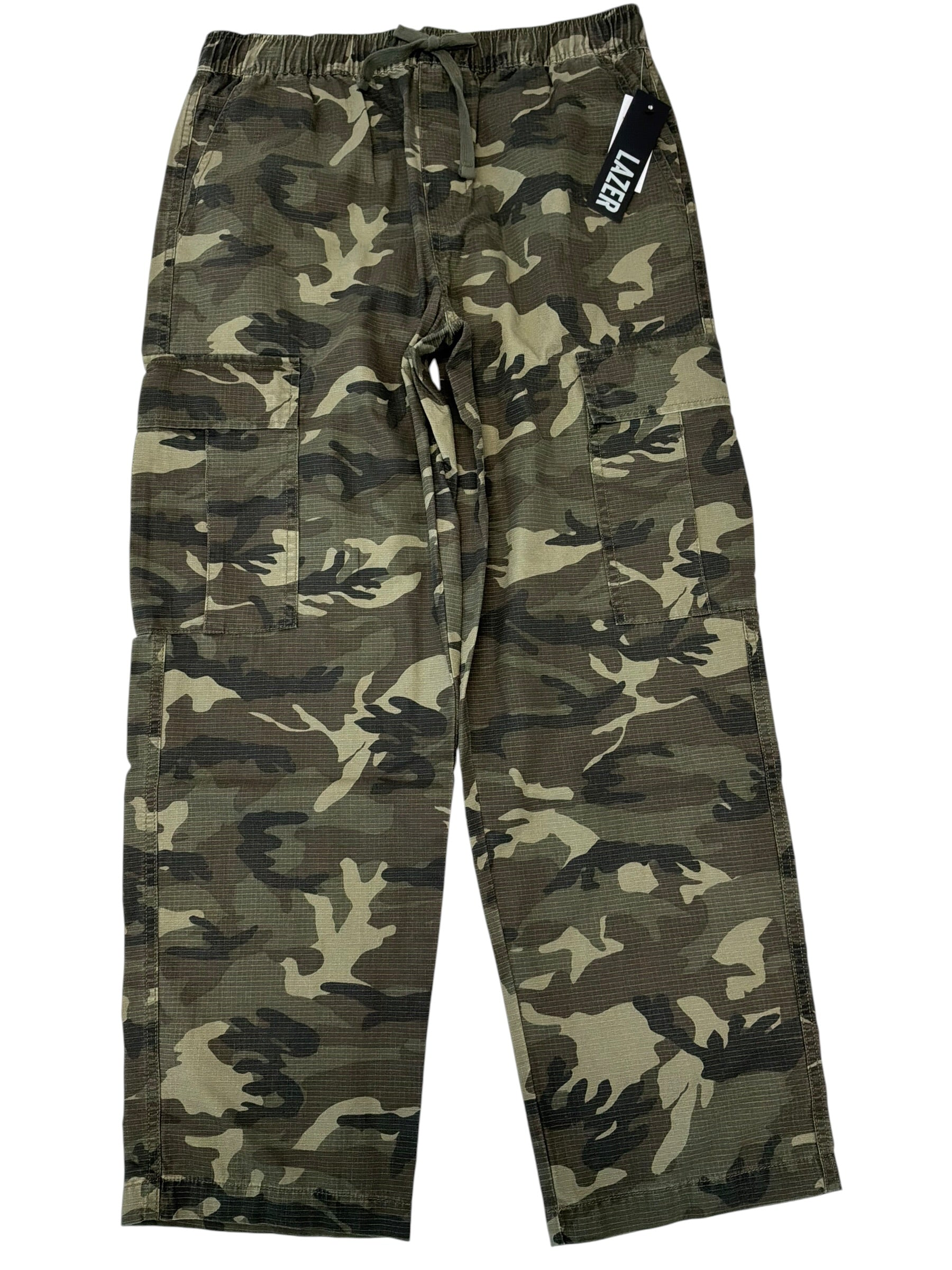 Lazer Mens Regular fit Cotton Cargo M / 32 Green Camo