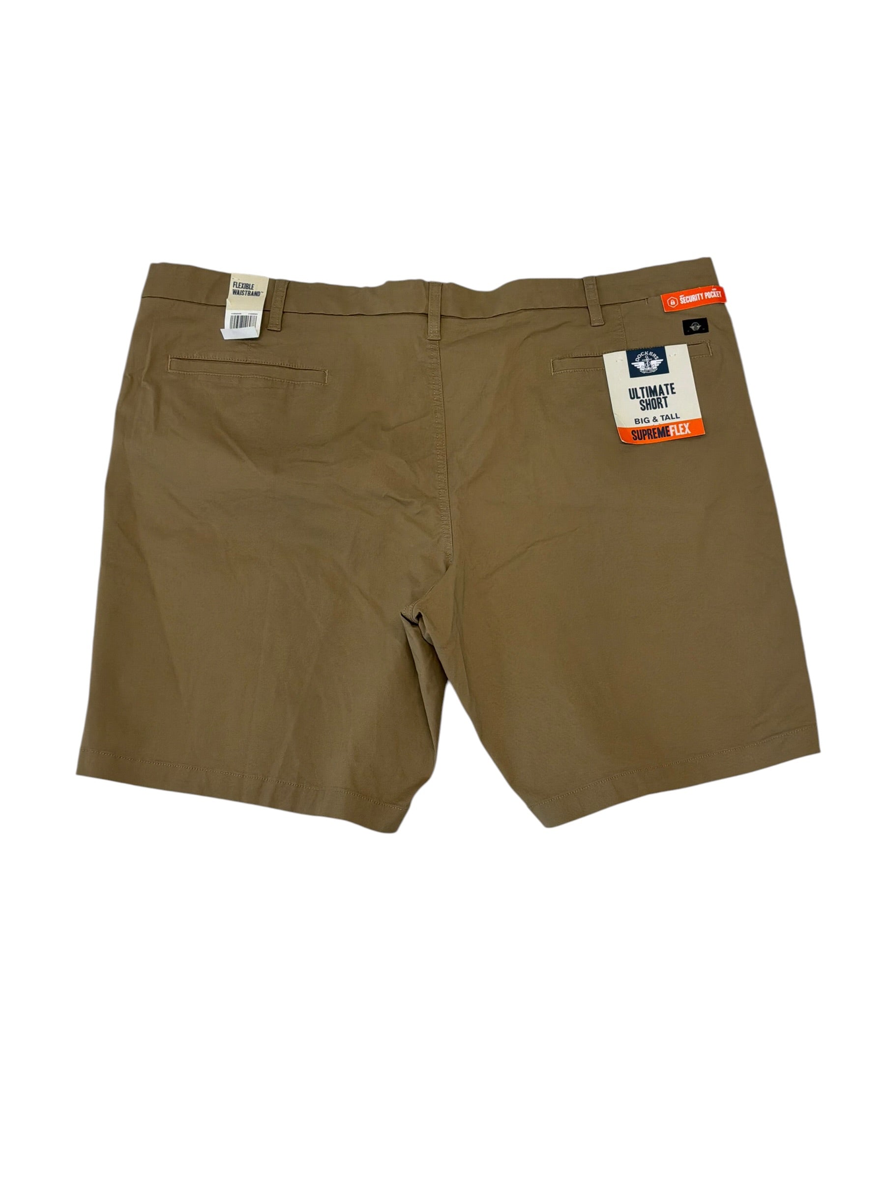 Dockers Mens Classic fit Chinos Shorts 48 Tan Solid