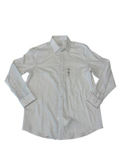 Calvin Klein Mens Slim fit Dress Shirt Shirt L / 16 White Solid